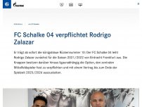 Bild zum Artikel: FC Schalke 04 verpflichtet Rodrigo Zalazar
