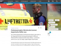 Bild zum Artikel: Flutkatastrophe in NRW: Bürokratie bremst bayerische Helfer aus