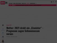 Bild zum Artikel: Wetter: 2021 droht ein „Eiswinter“ - Prognosen sagen Schneemassen voraus