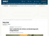 Bild zum Artikel: Saar-Landesliste der Grünen von Bundestagswahl ausgeschlossen