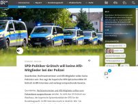 Bild zum Artikel: SPD-Politiker Grötsch will keine AfD-Mitglieder bei der Polizei
