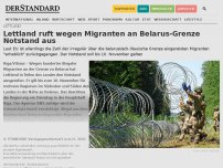 Bild zum Artikel: Lettland ruft wegen Migranten an Belarus-Grenze Notstand aus