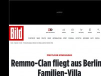 Bild zum Artikel: Fristlose Kündigung! - Remmo-Clan fliegt aus Berliner Familien-Villa