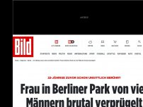 Bild zum Artikel: Zuvor schon unsittlich berührt - Frau (22) in Berliner Park von Männern brutal verprügelt