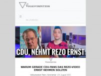 Bild zum Artikel: Warum gerade CDU-Fans das Rezo Video ernst nehmen sollten
