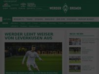 Bild zum Artikel: Werder leiht Weiser von Leverkusen aus