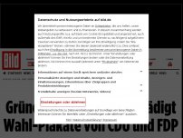 Bild zum Artikel: Staatsschutz ermittelt - Grünen-Politikerin soll CDU-Plakate beschädigt haben