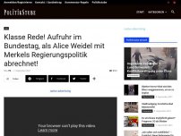 Bild zum Artikel: Klasse Rede! Aufruhr im Bundestag, als Alice Weidel mit Merkels Regierungspolitik abrechnet!