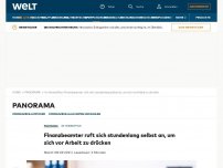 Bild zum Artikel: Finanzbeamter ruft sich stundenlang selbst an, um sich vor Arbeit zu drücken