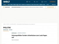 Bild zum Artikel: Unionspolitiker fordern Arbeitslose zum Laub fegen auf