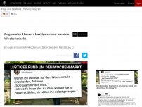 Bild zum Artikel: Regionaler Humor: Lustiges rund um den Wochenmarkt