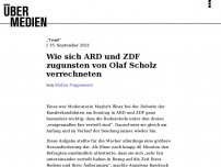Bild zum Artikel: Wie sich ARD und ZDF zugunsten von Olaf Scholz verrechneten