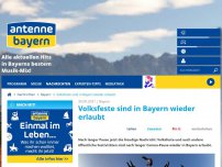 Bild zum Artikel: Volksfeste sind in Bayern wieder erlaubt