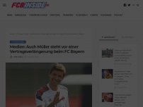 Bild zum Artikel: Medien: Auch Müller steht vor einer Vertragsverlängerung beim FC Bayern