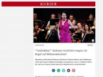 Bild zum Artikel: 'Undenkbar': Kulman verzichtet wegen 2G-Regel auf Bühnenabschied