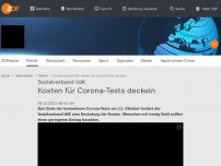 Bild zum Artikel: Kosten für Corona-Tests deckeln