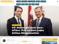 Bild zum Artikel: Nach Kurz-Affäre: ÖVP verliert jeden Dritten Bürgermeister in Oberösterreich