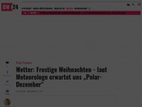 Bild zum Artikel: Wetter: Frostige Weihnachten - laut Meteorologe erwartet uns „Polar-Dezember“