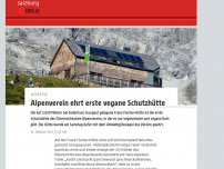 Bild zum Artikel: Alpenverein ehrt erste vegane Schutzhütte