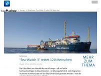 Bild zum Artikel: 'Sea-Watch 3' rettet 120 Menschen aus dem Mittelmeer