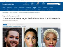 Bild zum Artikel: Weitere Prominente sagen Buchmesse-Besuch aus Protest ab