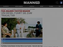 Bild zum Artikel: Paul Walkers Tochter heiratet: Vin Diesel führt sie zum Traualtar