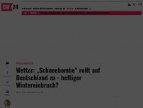 Bild zum Artikel: Wetter: „Schneebombe“ rollt auf Deutschland zu - Experten geben Prognose zu Wintereinbruch ab