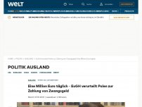 Bild zum Artikel: Eine Million Euro täglich – EuGH verurteilt Polen zur Zahlung von Zwangsgeld