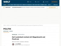 Bild zum Artikel: Karl Lauterbach rechnet mit Wagenknecht und Precht ab