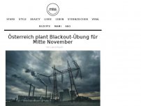 Bild zum Artikel: Österreich plant Blackout-Übung für Mitte November
