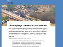 Bild zum Artikel: Flüchtlingslage an Belarus-Grenze eskaliert