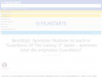 Bild zum Artikel: Bestätigt: Sylvester Stallone ist auch in 'Guardians Of The Galaxy 3' dabei – kommen jetzt die originalen Guardians?