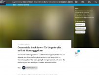 Bild zum Artikel: Österreich: Lockdown für Ungeimpfte soll ab Montag gelten