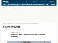 Bild zum Artikel: Bisheriger Verlauf der Pandemie in Afrika verblüfft Experten