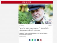 Bild zum Artikel: 'Ana hat immer das Bummerl': Wienerlied-Sänger Horst Chmela gestorben