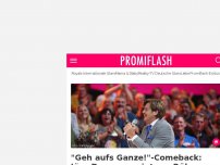 Bild zum Artikel: 'Geh aufs Ganze!'-Comeback: Jörg Draeger weint vor Rührung