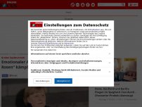 Bild zum Artikel: Merkels emotionaler Abschied beim Zapfenstreich - „Diese 16 Jahre haben mich politisch und menschlich gefordert und zeitgleich auch erfüllt“