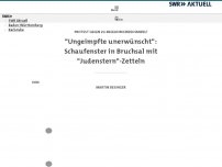 Bild zum Artikel: 'Ungeimpfte unerwünscht': Zettel mit 'Judenstern' an Bruchsaler Geschäften