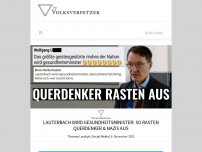 Bild zum Artikel: Lauterbach wird Gesundheitsminister: So rasten Querdenker & Nazis aus