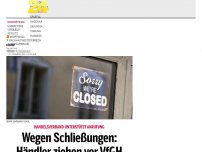 Bild zum Artikel: Wegen Schließungen: Händler ziehen vor VfGH