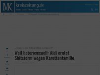 Bild zum Artikel: Weil heterosexuell: Aldi erntet Shitstorm wegen Karottenfamilie