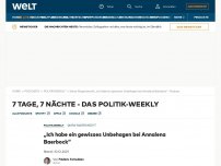 Bild zum Artikel: „Ich habe ein gewisses Unbehagen bei Annalena Baerbock“