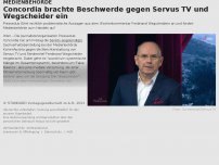 Bild zum Artikel: Concordia brachte Beschwerde gegen Servus TV und Wegscheider ein