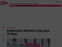 Bild zum Artikel: Kaufhauskette Woolworth klagt gegen 2G-Regel