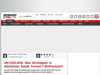 Bild zum Artikel: UN-FASS-BAR: Max Verstappen in allerletzter Runde Formel-1-Weltmeister!