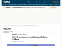 Bild zum Artikel: Wüst für konsequente Abschiebung ausländischer Gefährder