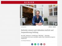 Bild zum Artikel: Nach lallendem Auftritt: ORF hat Roman Rafreider suspendiert