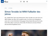 Bild zum Artikel: Simon Terodde ist NRW-Fußballer des Jahres