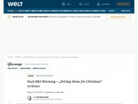 Bild zum Artikel: Nach RKI-Warnung – „Driving Home for Christmas“ verboten