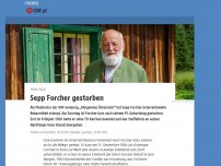 Bild zum Artikel: Sepp Forcher gestorben